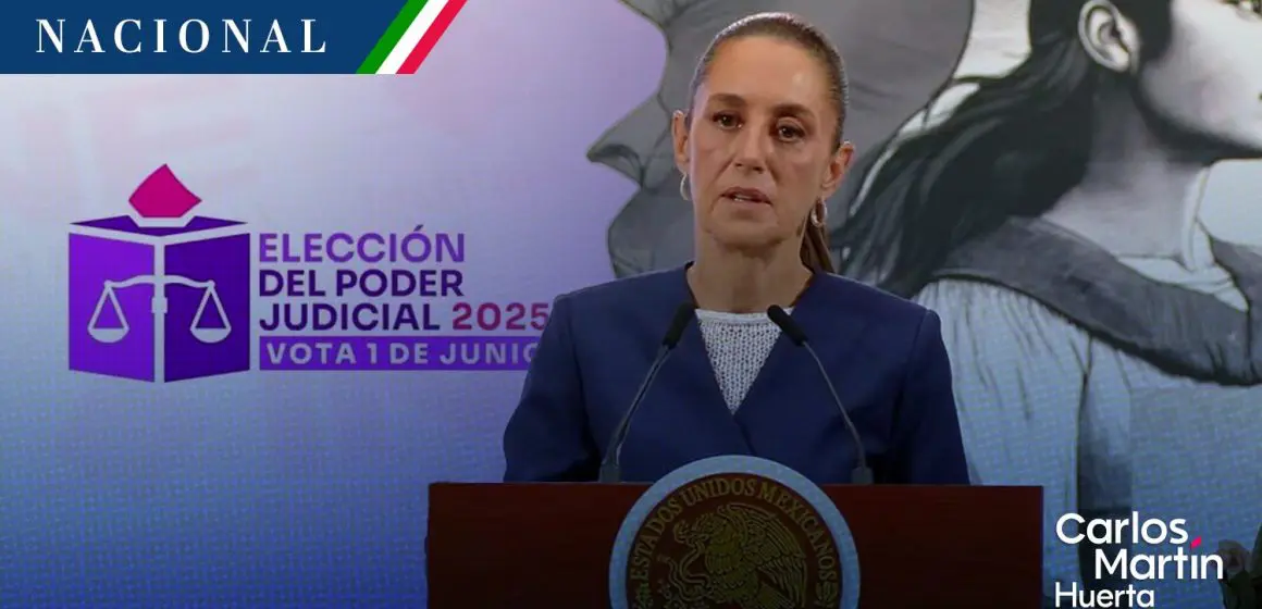 Sheinbaum llama a votar en la elección del Poder Judicial