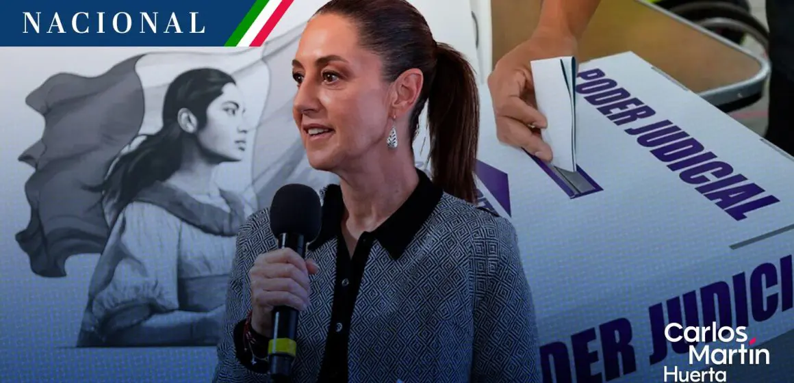 Sheinbaum llama a participar en elección al Poder Judicial; “salgan a votar, es muy importante”