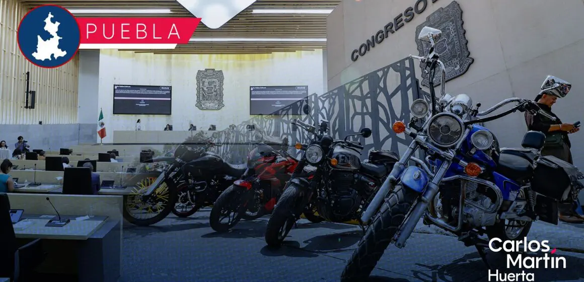 Congreso posterga una semana aprobación de la Ley Chaleco para motociclistas en Puebla