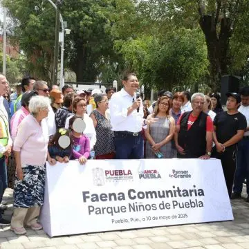 Colonos demuestran su amor a Puebla con Faena Comunitaria