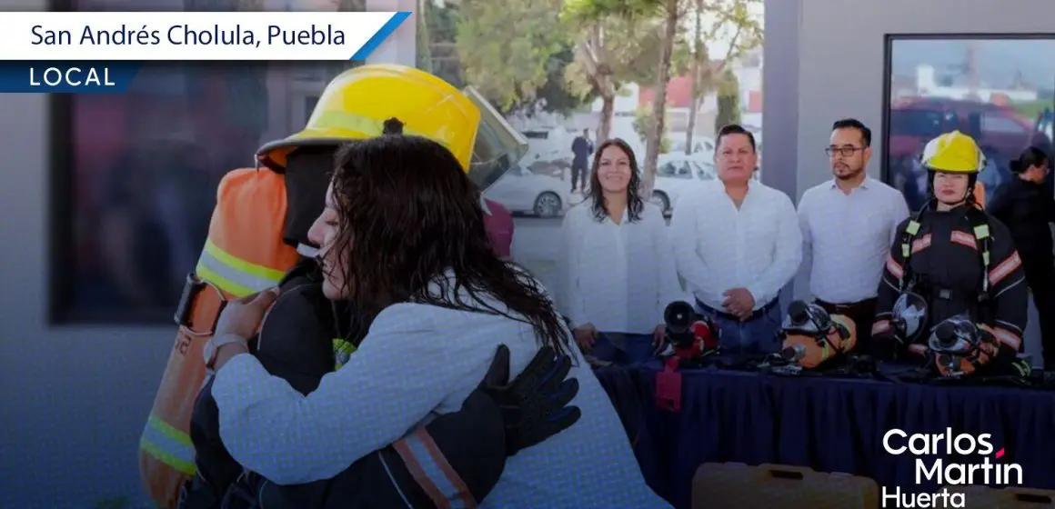 Fortalece Lupita Cuautle a cuerpos de emergencia con nuevo equipamiento