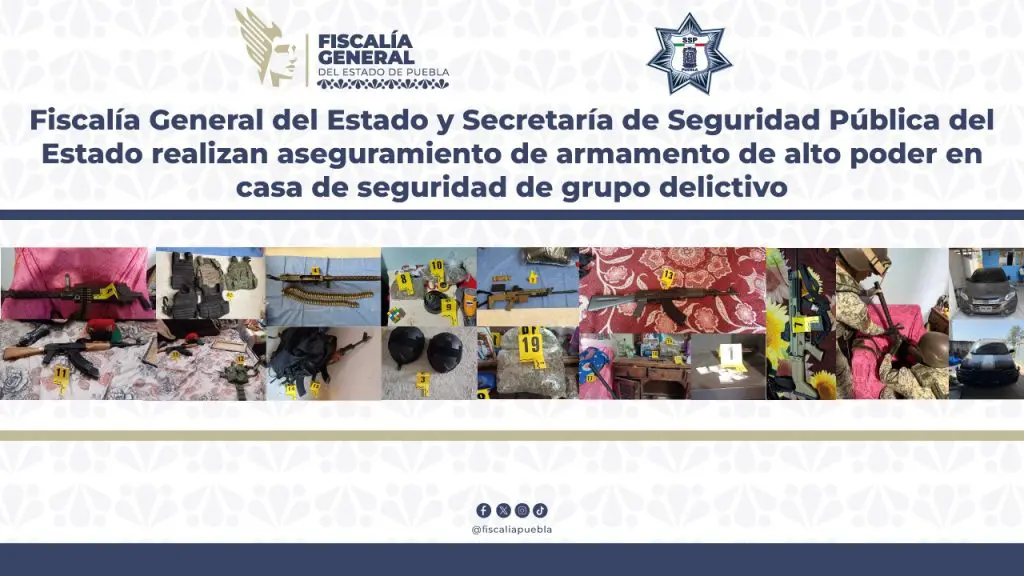 Operativo conjunto en Puebla: Desmantelan casa de seguridad de grupo delictivo 1 Fotografia boletin 086 002