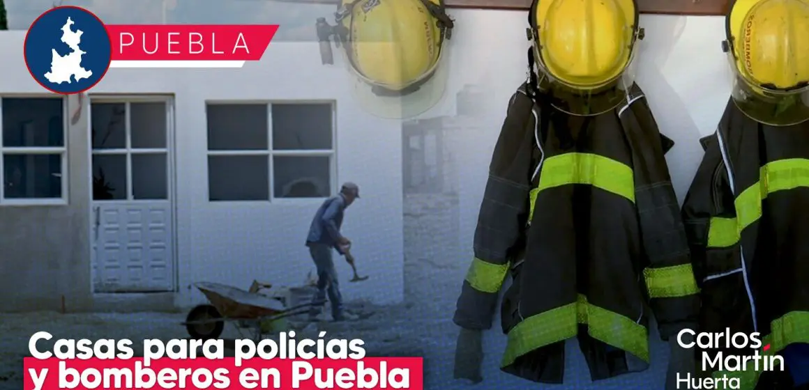 Gobierno de Puebla construirá hasta 500 casas para policías y bomberos en zona metropolitana