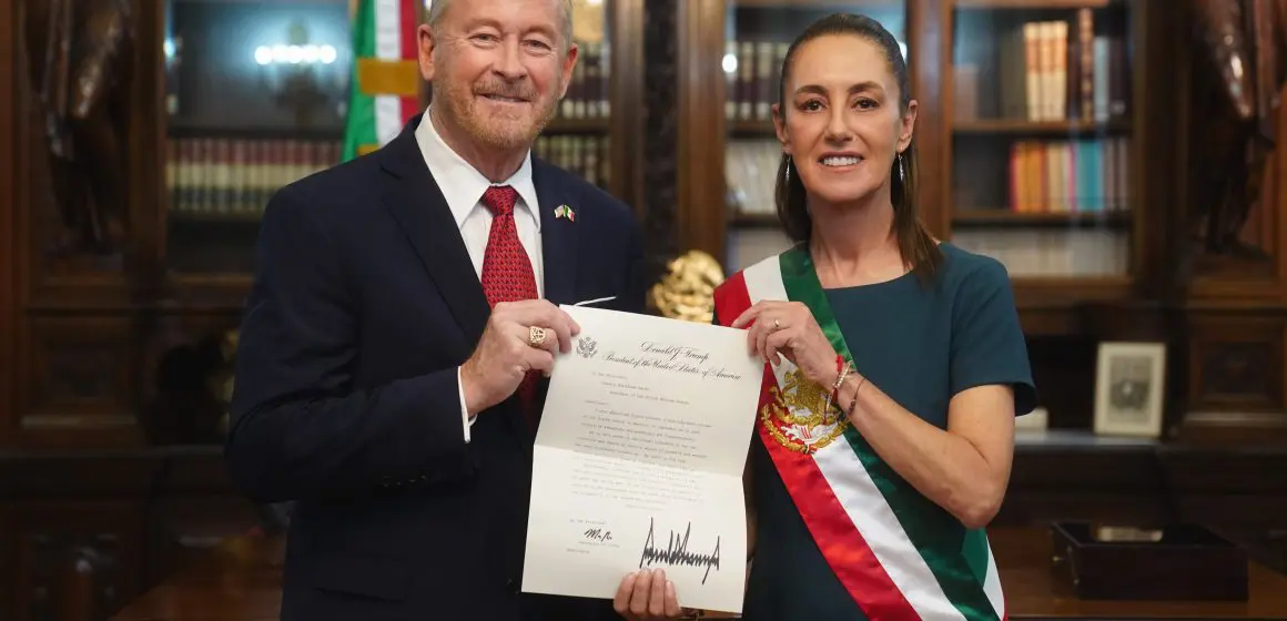 México recibe al nuevo Embajador de EUA y refuerza relaciones diplomáticas