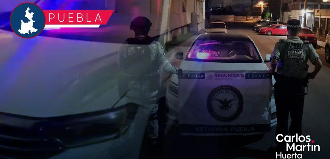 Guardia Nacional detiene a asaltante con patrulla falsa en la autopista Puebla-Orizaba
