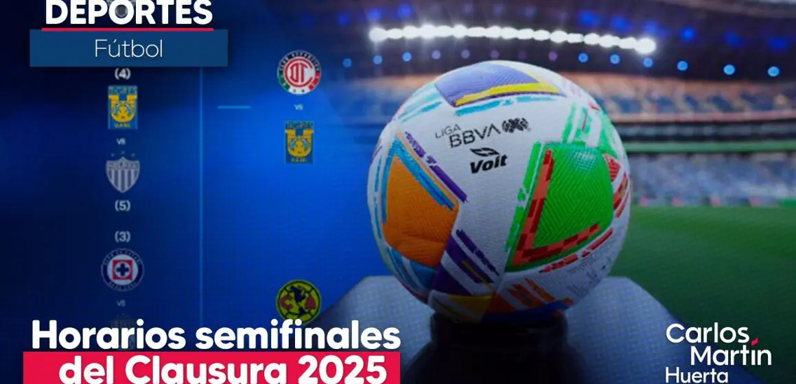 Definidos los horarios para semifinales del Clausura 2025