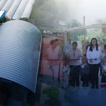 Jardín de Niños Laureana Wright González estrena techado en Atlixco