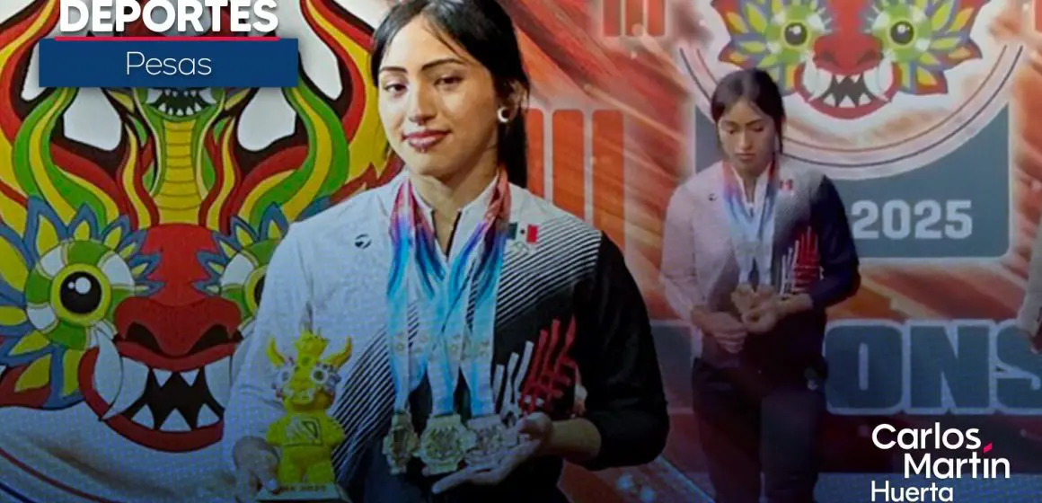 Kelly López conquista dos oros históricos en el Mundial Juvenil de Pesas en Perú