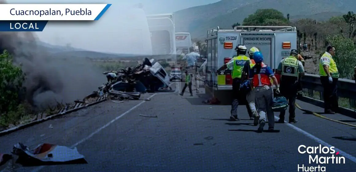 Maestros entre las víctimas del fatal accidente en la Cuacnopalan-Oaxaca