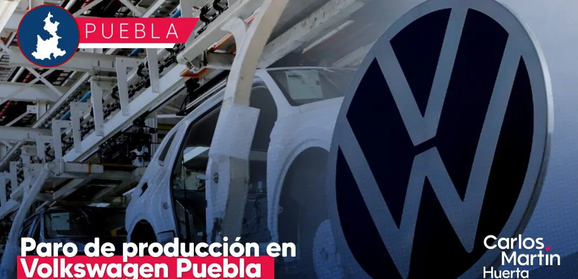 Habrá paro de producción en Volkswagen Puebla por falta de componentes