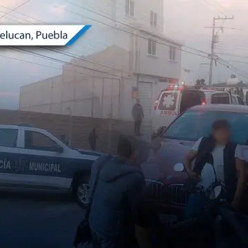 Persecución y balacera en Texmelucan deja policía herido