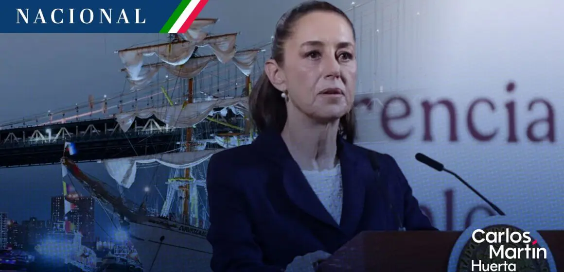 Sheinbaum envió condolencias a familiares de cadetes que murieron tras accidente del Buque Cuauhtémoc