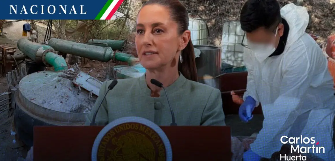 Sheinbaum desmiente participación de agentes de EE.UU. en desmantelamiento de laboratorios en Sinaloa