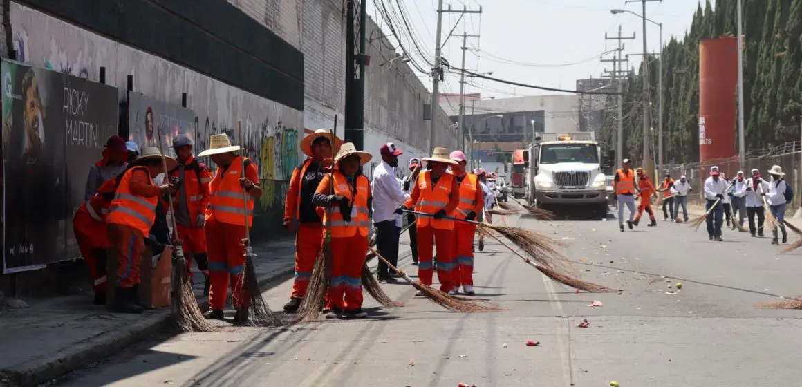 Participó OOSL en el desfile del 5 de Mayo con operativo especial de limpieza