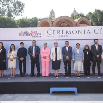 Resalta San Andrés Cholula ceremonia cívica con valores patrios y respeto a la diversidad