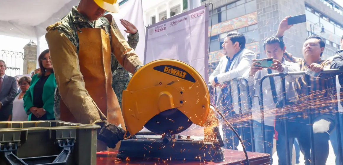 Con desarme voluntario, Gobierno federal y estatal impulsan construcción de La Paz