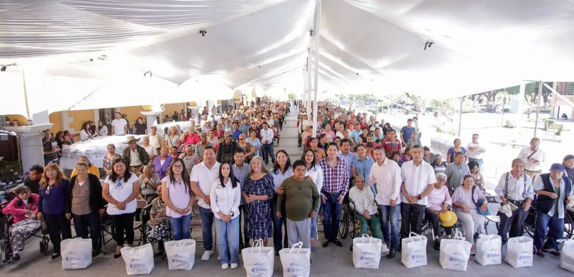 Lupita Cuautle impulsa la segunda etapa de apoyos alimentarios en San Andrés Cholula