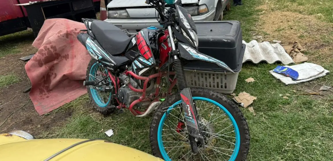 Recuperan motocicleta robada en Cuautlancingo en operativo de seguridad