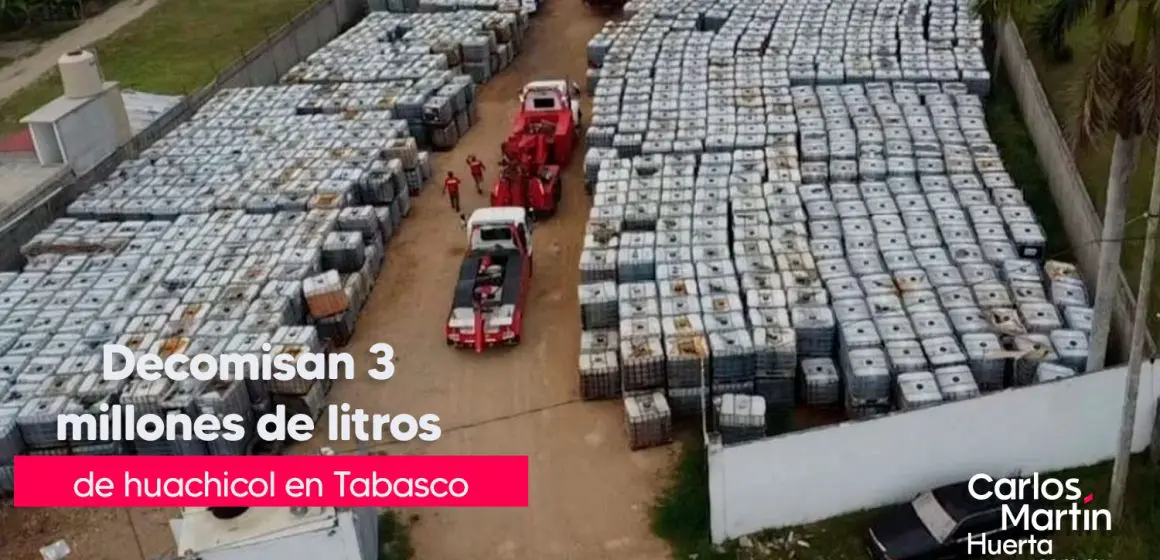 Decomisan 3 millones de litros de huachicol