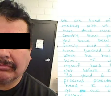 Amenaza a Donald Trump: Inmigrante mexicano detenido por carta de muerte