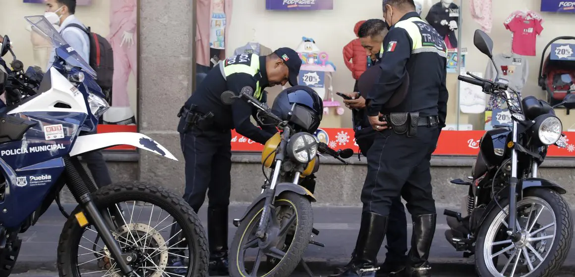 Puebla regula motocicletas para frenar delitos y garantizar seguridad