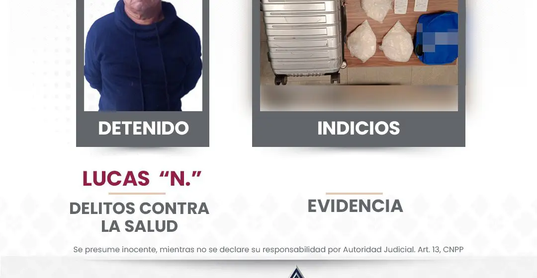 Detiene SSC a un hombre en posesión de posibles sustancias ilícitas, en la CAPU