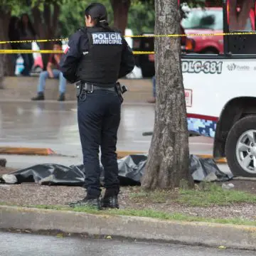 Hallan hombre sin vida en el bulevar Norte de Puebla cerca del Mercado Hidalgo