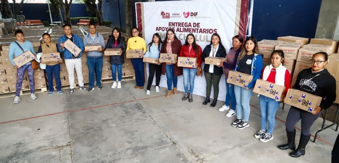 Gobierno de Tonantzin Fernández impulsa educación y nutrición infantil en San Pedro Cholula