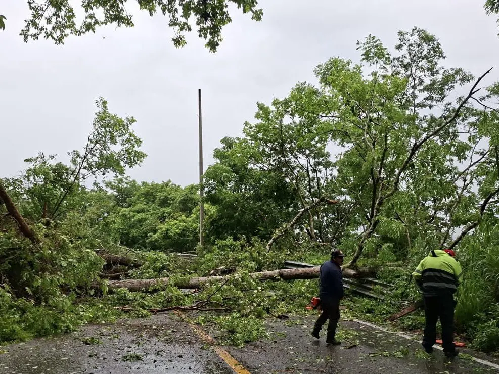 Lluvias en Puebla provocan deslaves y afectaciones viales tras remanentes de Erick 2 Afectaciones lluvias Puebla remanentes Erick 2