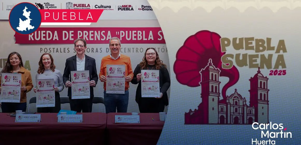 Anuncian la convocatoria para Puebla Suena 2025