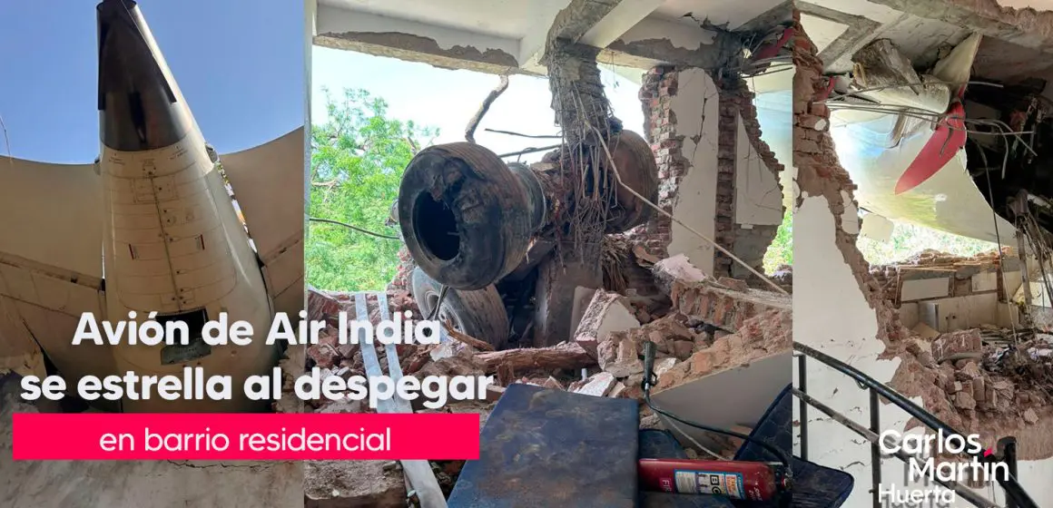 Tragedia aérea: Avión de Air India con 242 pasajeros se estrella rumbo a Londres
