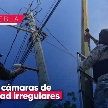 Retiran cámaras de seguridad por irregularidades en 5 puntos de Puebla