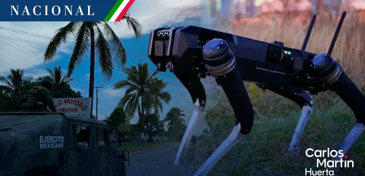 Chiapas impulsa estrategia de seguridad con drones artillados y perro robótico