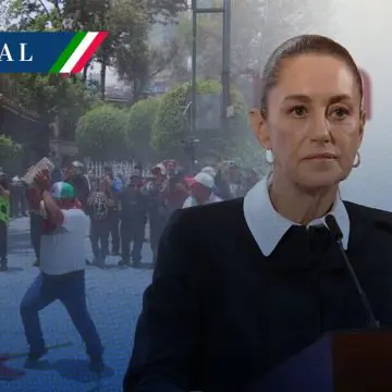 Sheinbaum exige a la CNTE  asumir o deslindarse de disturbios en la SEGOB