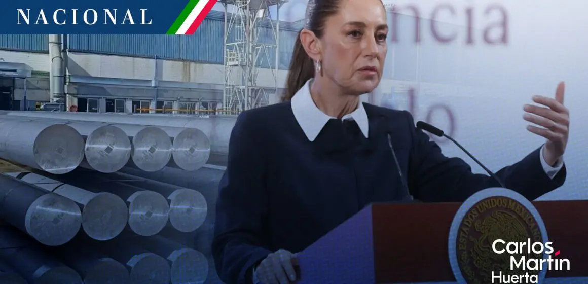 Sheinbaum califica de “injusto” alza de aranceles al acero y aluminio
