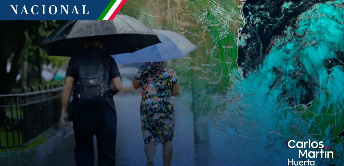 Intensas lluvias en el sureste de México por interacción de sistemas tropicales