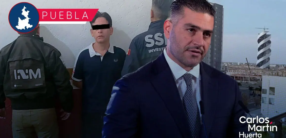 Confirma García Harfuch detención de Walter N en Lomas de Angelópolis; lo buscaba el FBI