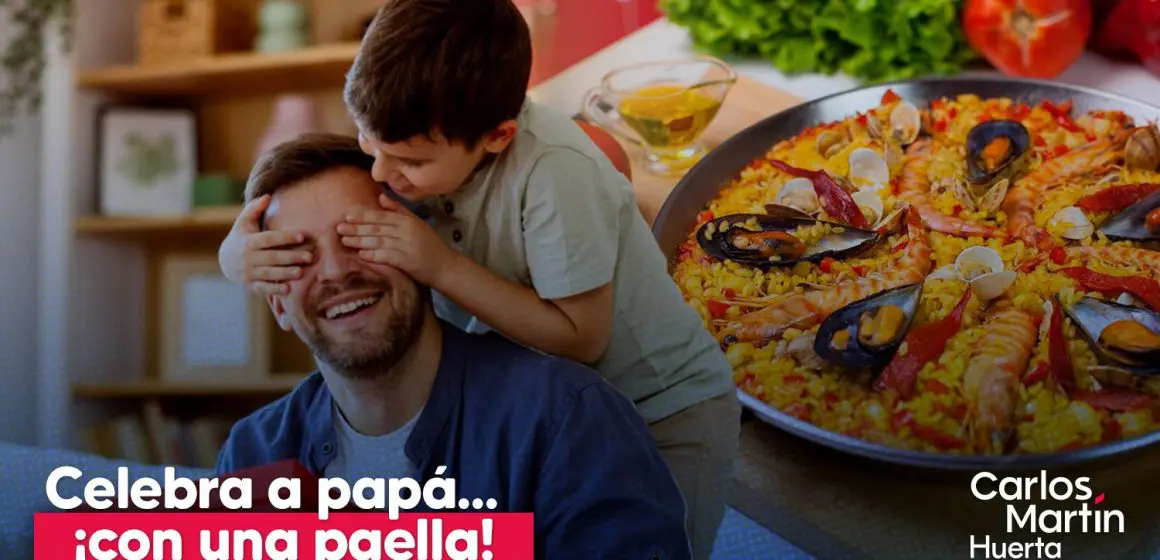 Paella:  receta tradicional para celebrar a papá