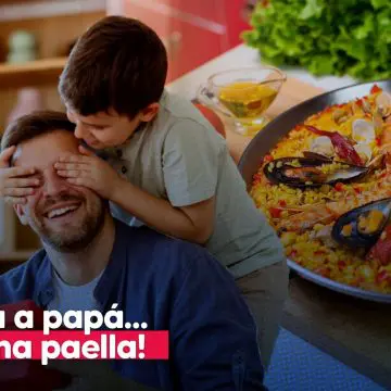 Paella:  receta tradicional para celebrar a papá