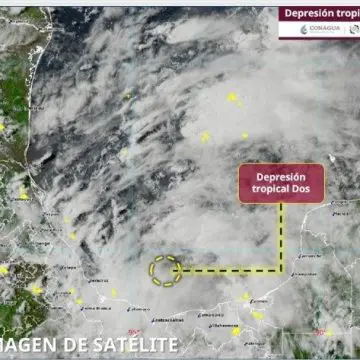 Se formó la depresión tropical dos en el Golfo de México