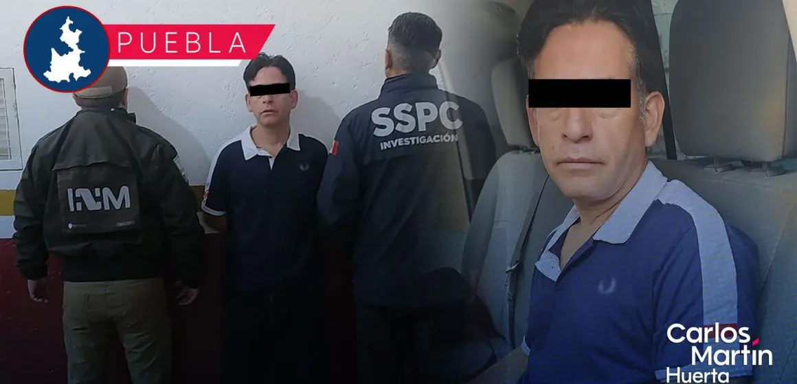 Walter N., buscado por el FBI por homicidio, fue detenido en Tlaxcalancingo