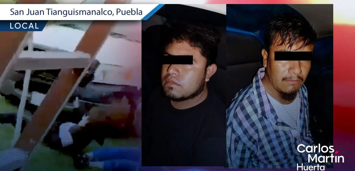 Detienen a dos hombres por atropellar a mujeres durante riña en Tianguismanalco