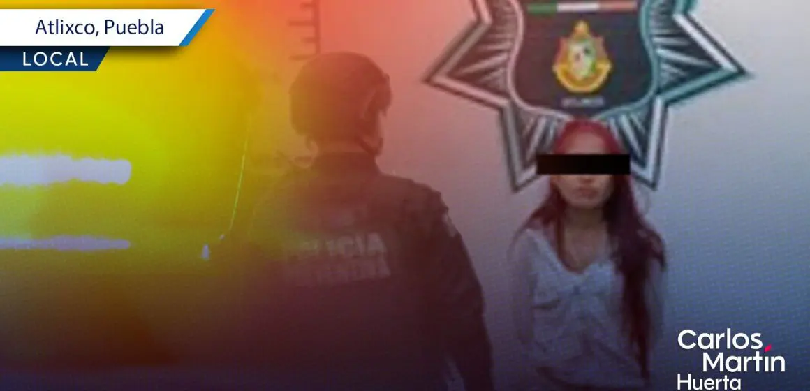 Detienen a mujer con cristal en Atlixco; tenía antecedentes