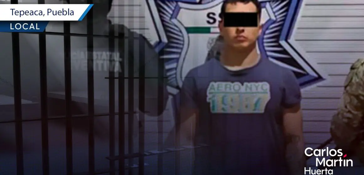 Detienen al “Pelón Caltenco”, presunto líder criminal en Tepeaca