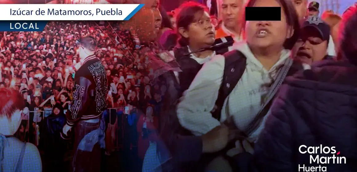 Dos mujeres detenidas en Izúcar tras riña en concierto del Malilla
