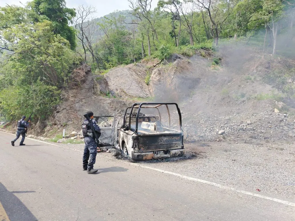 Emboscan y matan a cinco policías en Chiapas 1 Emboscada policias Chiapas Frontera Comalapa