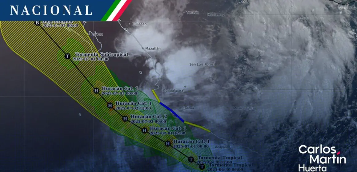 Se pronostica que Flossie se intensifique a huracán en próximas horas