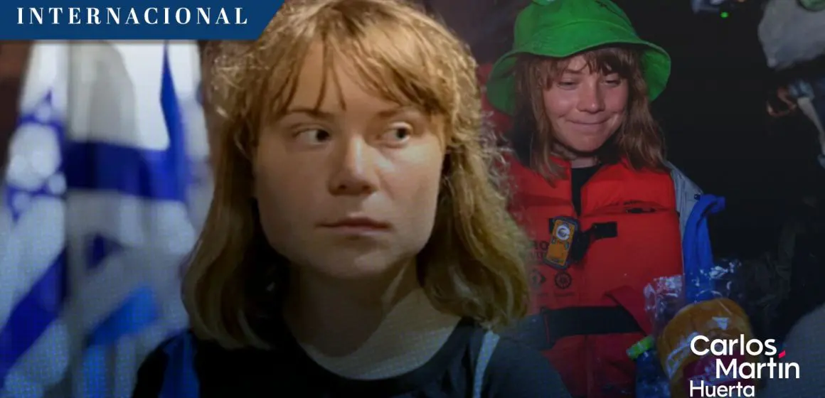 Greta Thunberg deportada de Israel tras interceptación de barco humanitario