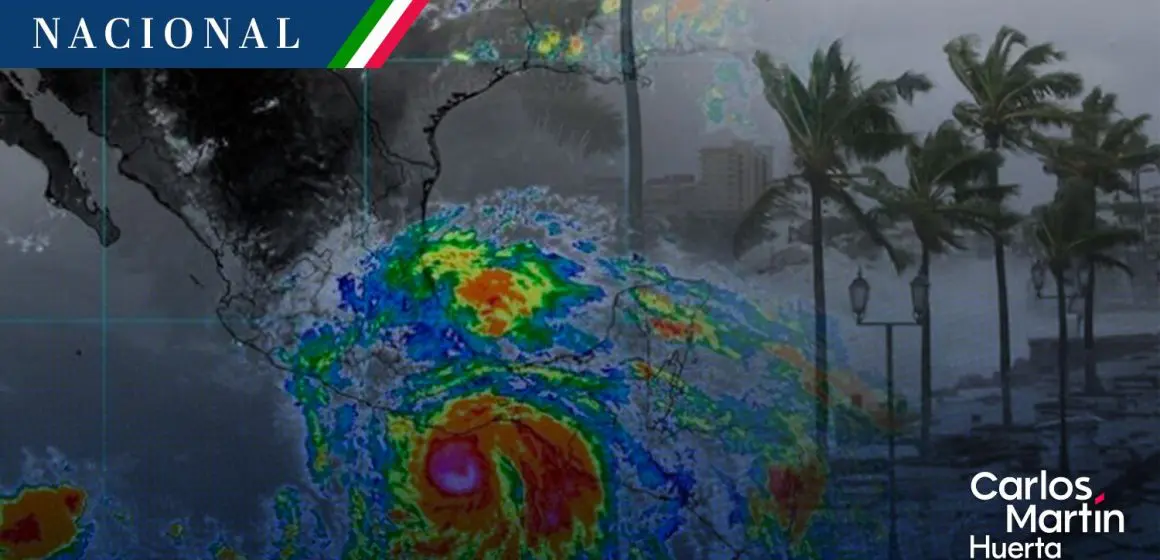 Impacto de huracán Erick ha dejado daños en infraestructura en Oaxaca y Guerrero