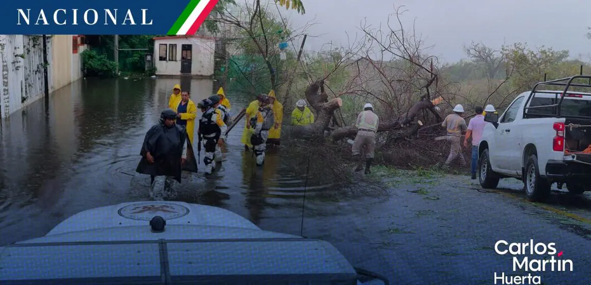 Huracán Erick se degrada a tormenta tropical tras Impactar Oaxaca